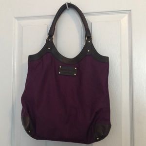 Purple Nylon Kate Spade Tote